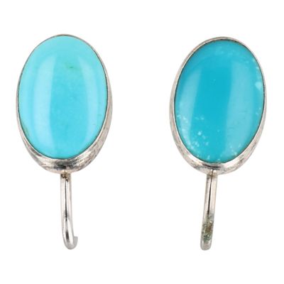 Sterling Turquoise Earrings