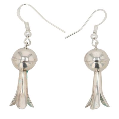 Monica Smith Navajo Sterling Squash Blossom Earrings