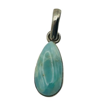 Sale Photo Thumbnail #74: Sterling Larimar Pendant