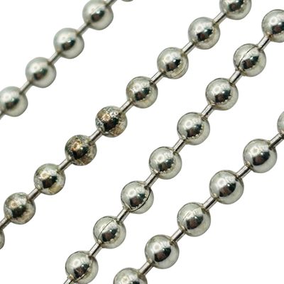 Sale Photo Thumbnail #75: Signed Taxco Mexico Sterling Bead Chain Necklace
