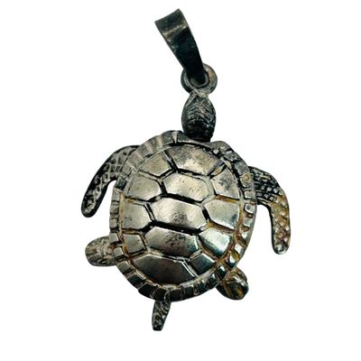 Sale Photo Thumbnail #239: Sterling Turtle Pendant