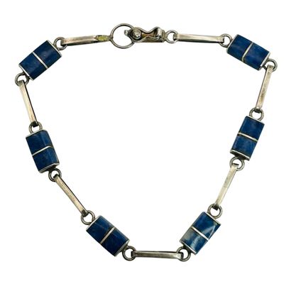 Sale Photo Thumbnail #324: 950 Silver Lapis Lazuli Bracelet