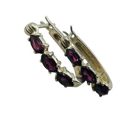 Sale Photo Thumbnail #194: Avon Sterling Garnet Earrings