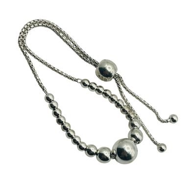Sale Photo Thumbnail #109: Pandora Sterling Adjustable Bead Chain Bracelet
