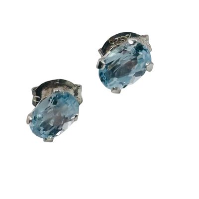 Sale Photo Thumbnail #481: Sterling Topaz Earrings