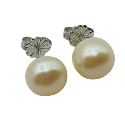 Sale Photo Thumbnail #139: Signed Sterling Pearl Earrings
