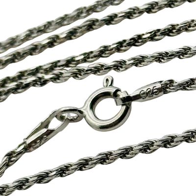 Sale Photo Thumbnail #461: Sterling Rope Chain Necklace