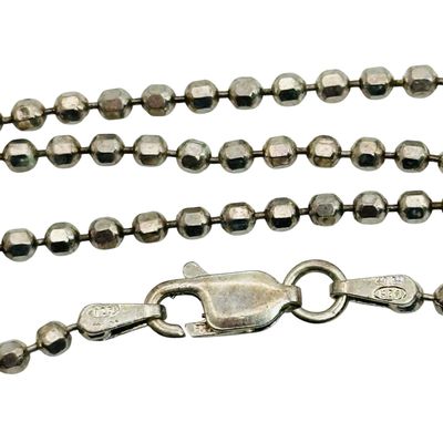 Sale Photo Thumbnail #364: Milor Italy Sterling Bead Chain Necklace
