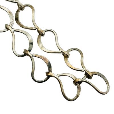 Sale Photo Thumbnail #470: Sterling Unique Chain Bracelet