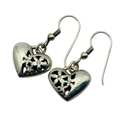 Sale Photo Thumbnail #460: Sterling Heart Earrings