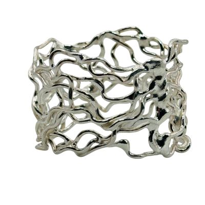 Sale Photo Thumbnail #449: Sterling Modern Band Sz 9.5