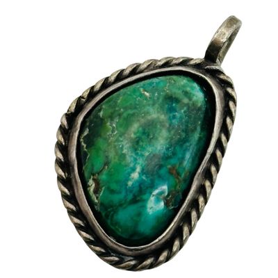Sale Photo Thumbnail #341: Sterling Turquoise Pendant