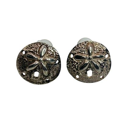 Sale Photo Thumbnail #241: Sterling Sand Dollar Earrings