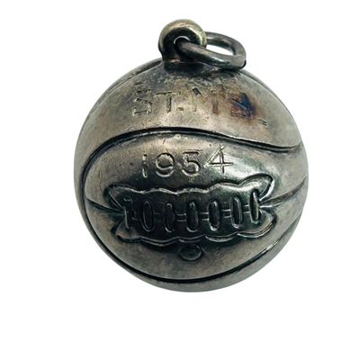 Sale Photo Thumbnail #233: St M's 1954 Sterling Basketball Charm