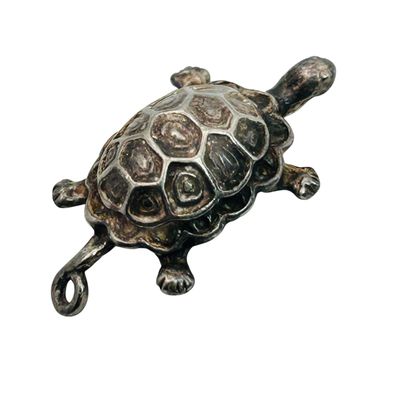 Sale Photo Thumbnail #288: Signed Sterling Turtle Charm