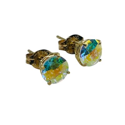 Sale Photo Thumbnail #102: 14k Topaz Sterling Back Earrings