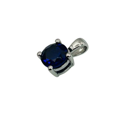 Sale Photo Thumbnail #66: Sterling Sapphire Pendant