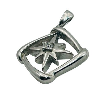 Sale Photo Thumbnail #108: Zei Sitara Collection Sterling Diamond Pendant