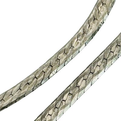 Sale Photo Thumbnail #451: Milor Italy Sterling Snake Chain Necklace