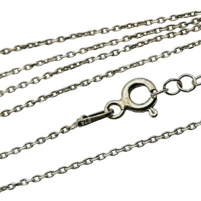 Sale Photo Thumbnail #349: Sterling Cable Chain Adjustable Necklace