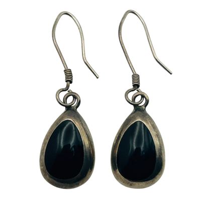 Sale Photo Thumbnail #116: Mexico Sterling Inlay Earrings