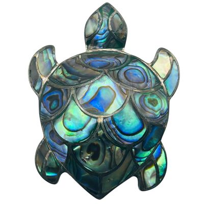 Sale Photo Thumbnail #125: Sterling Abalone Turtle Brooch