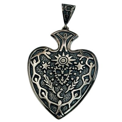 Sale Photo Thumbnail #370: Argentum Aurum Sterling Heart Pendant