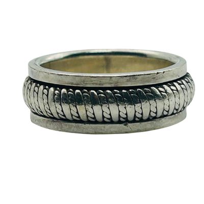 Sale Photo Thumbnail #185: Sterling Spinning  Band Sz 6