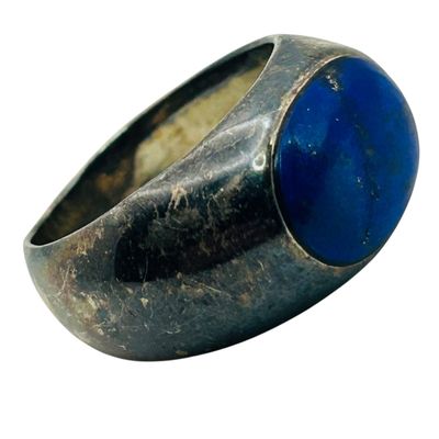 Sale Photo Thumbnail #268: Boma Sterling Lapis Lazuli Ring Sz 8