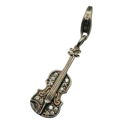 Sale Photo Thumbnail #106: Signed Thomas Sabo Sterling Guitar Charm