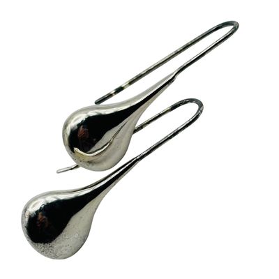 Sale Photo Thumbnail #416: Signed Sterling Tear Drop Earrings