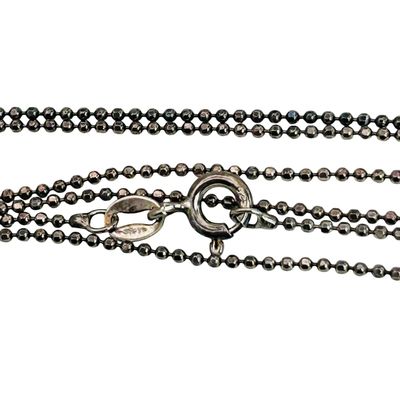 Sale Photo Thumbnail #33: Sterling Bead Chain Necklace