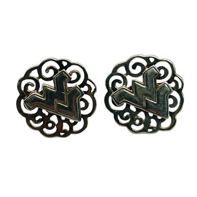 Sale Photo Thumbnail #76: Sterling West Virginia University Earrings