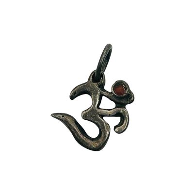 Sale Photo Thumbnail #70: Sterling Coral OM Pendant