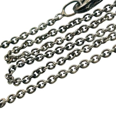 Sale Photo Thumbnail #287: Signed Italy Sterling Curb Chain Necklace