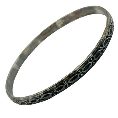 Sale Photo Thumbnail #335: Pictomark Southwest Sterling Bangle Bracelet