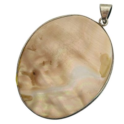 Sale Photo Thumbnail #493: Sterling Mother Of Pearl Pendant