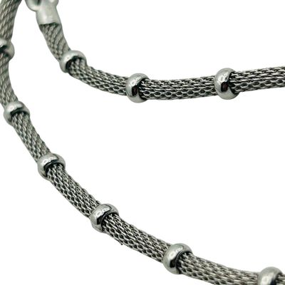 Sale Photo Thumbnail #21: Sterling Mesh Chain Bracelet