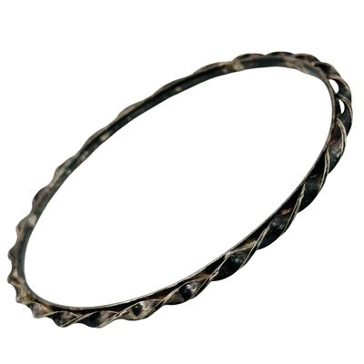 Sale Photo Thumbnail #360: Sterling Twisted Bangle Bracelet