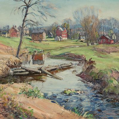 Walter Emerson Baum "Saucon" Painting