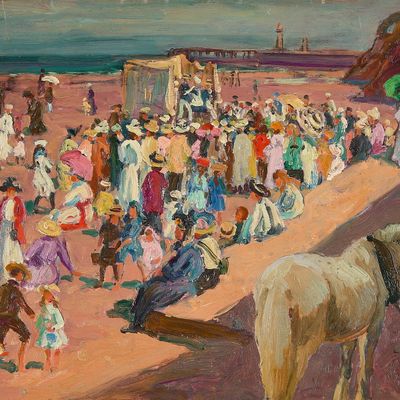 William Horton "Broadstairs Beach" Painting