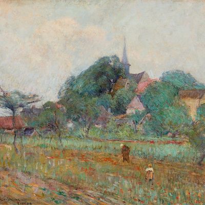 Otto Henry Schneider "France" Painting