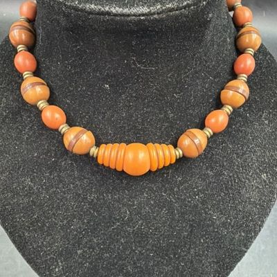 Vintage Butterscotch Amber Necklace