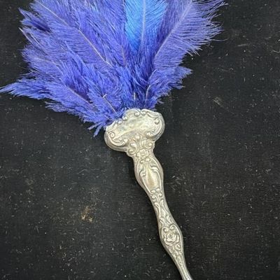 Antique Ostrich Feather Fan
