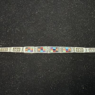 Vintage Sterling Silve Link Bracelelt