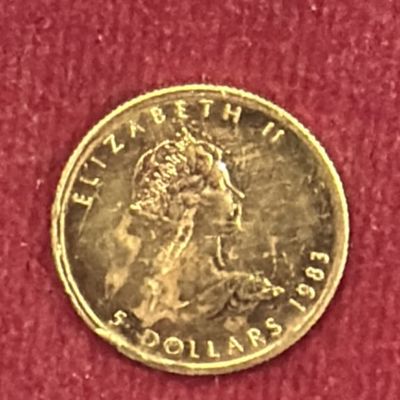 Candadian Maple Leaf Gold Coin