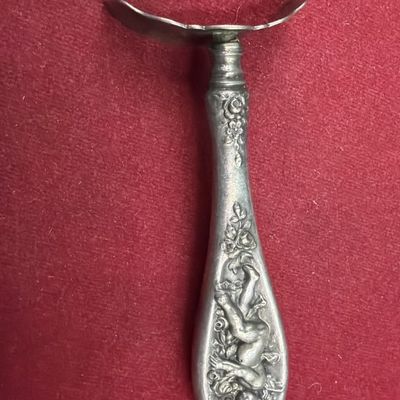 Vintage Victorian Pusher Spoon