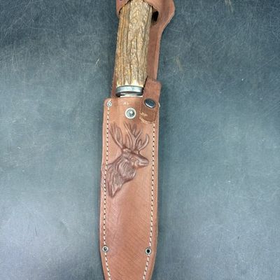 Vintage German Hunting Knife with Sheath