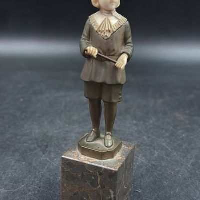 Art Deco Chryselephantine Sculpture