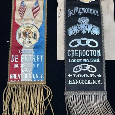 Vintage Memorial Ribbons